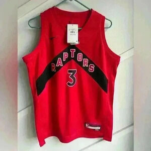 Nike Raptor Jersey  Red Black Anunoby 3 size XL Boys' Grade School